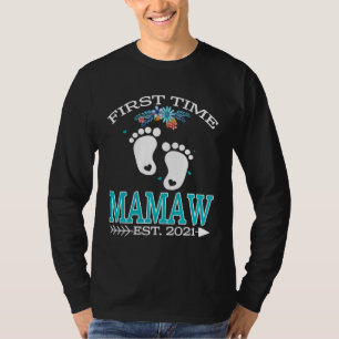 First Time Mamaw 2021 New Mamaw to be  Baby T-Shirt