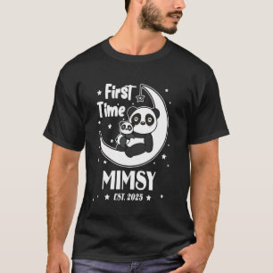 First Time Mimsy EST. 2025 Mother's Day Cute Heart T-Shirt