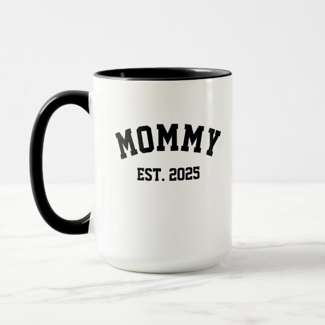 First Time Mom and Dad Mug Set New Parents Pregnan (Left)