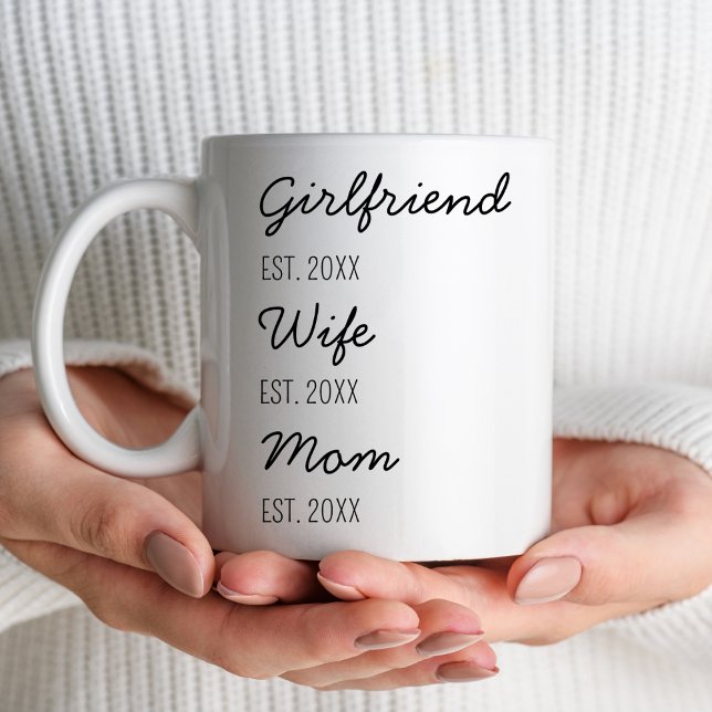 First Time Mom Dad Gift for Husband Wife Parents Coffee Mug (Creator Uploaded)