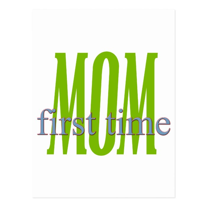 First Time Mom Gift Postcards
