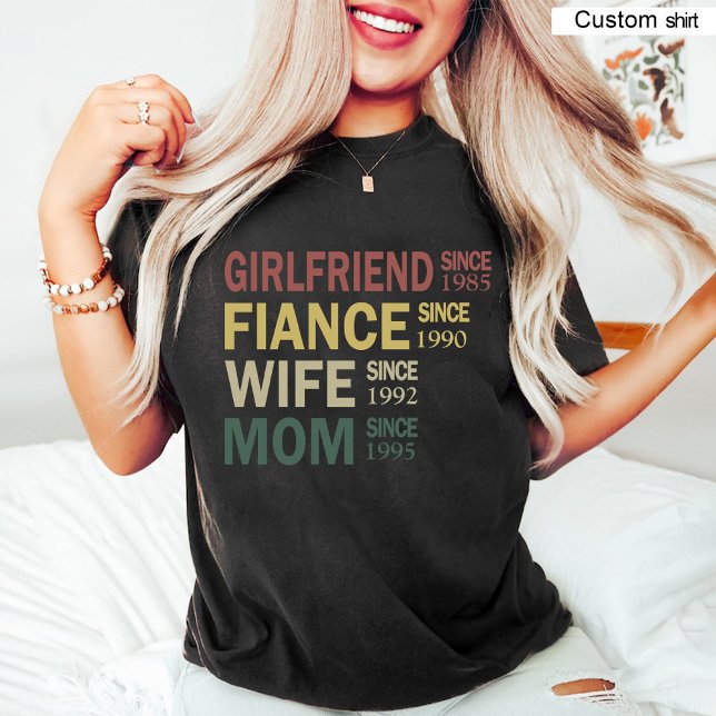 First Time Mom / Pregnancy Reveal Black T-Shirt (First Time Mom / Pregnancy Reveal Black T-Shirt)