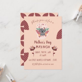 First Time Mother's Day Brunch Invitations