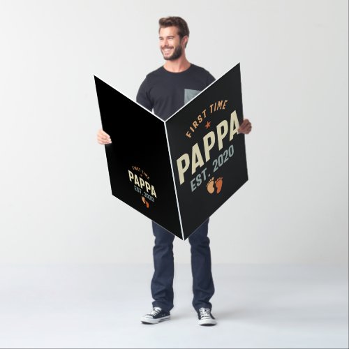 First Time Pappa Est 2020 Daddy Gift Card