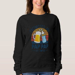 First Time Promoted To Pap Pap 2022 Fathers Day Vi Sweatshirt