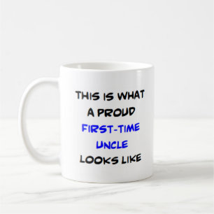 first-time uncle, proud coffee mug