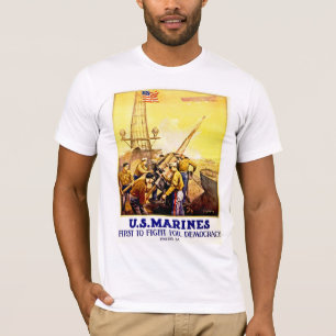 First to Fight for Democracy T-Shirt