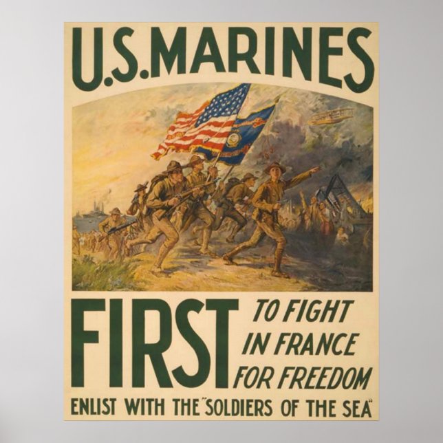 First To Fight in France Poster (Front)