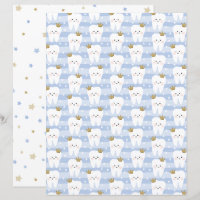 First Tooth Double-sided Scrapbooking paper