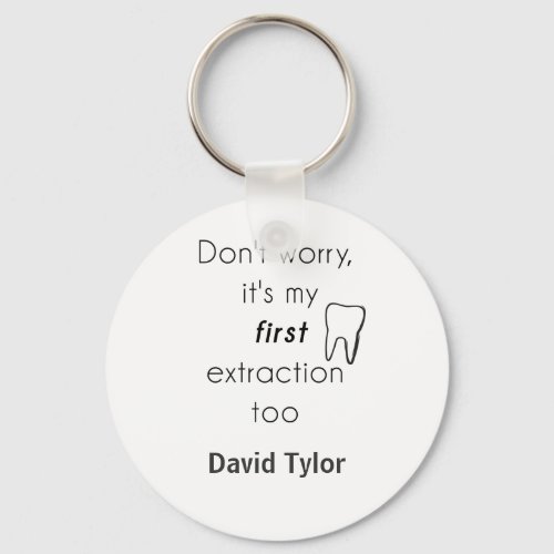 First Tooth Extraction Keychain