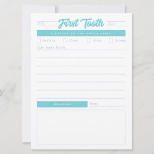 First Tooth Letter Holiday Card