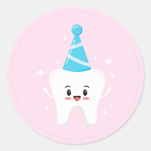 First Tooth Party Favor Stickers  Agrahadig 