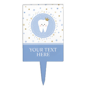 First Tooth Party Food Label or Cake Topper