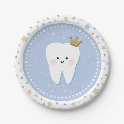 First Tooth party paper plate