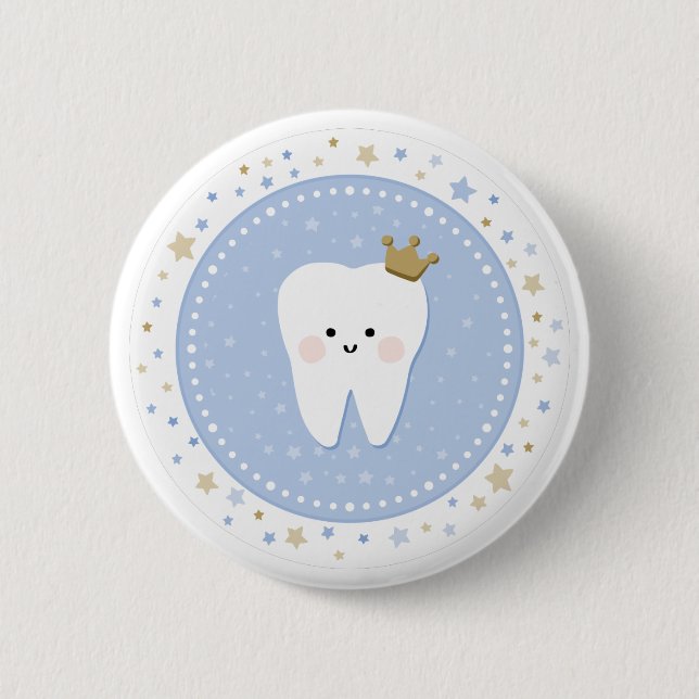 First Tooth party Pin Button (Front)