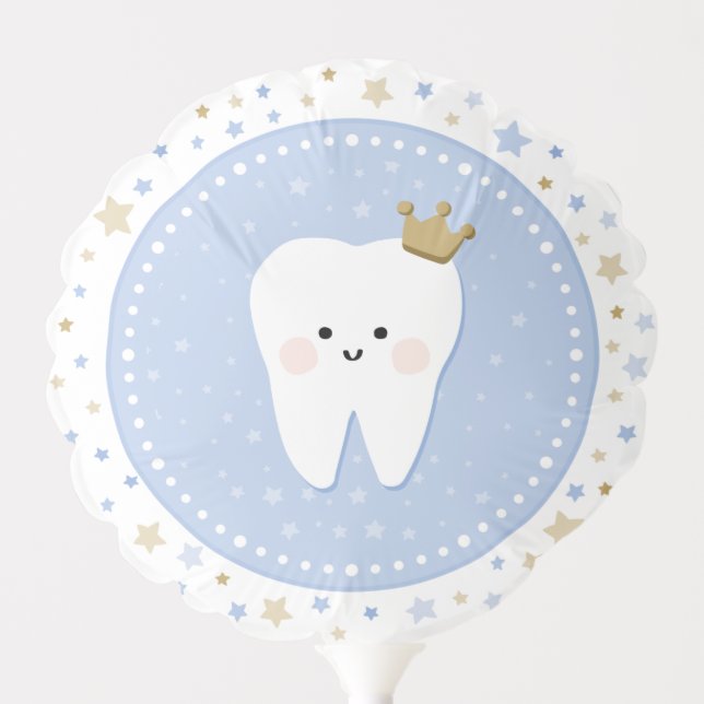 First Tooth party Small Air-filled Balloon (Front)