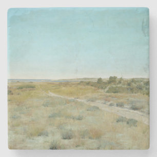 First Touch of Autumn: Landscape in New York State Stone Coaster