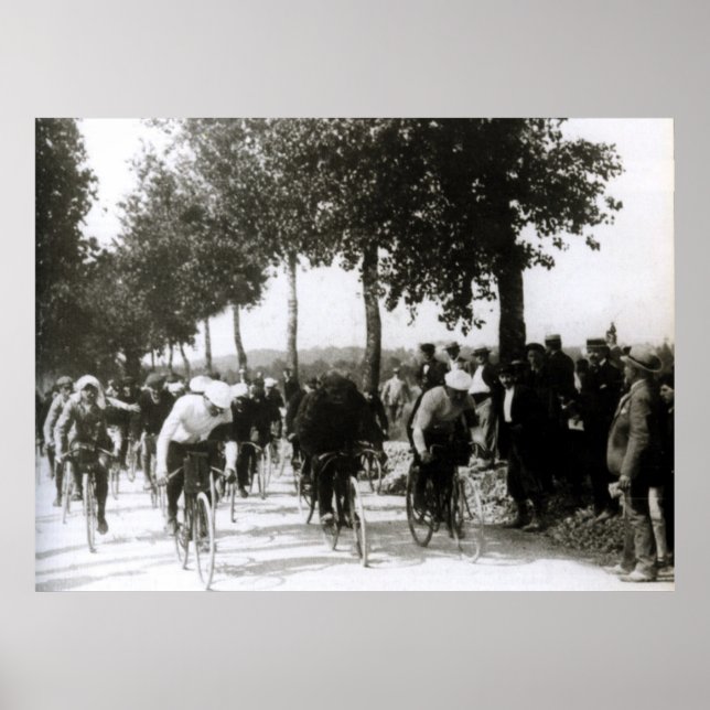 First Tour de France 1903 First Kilometer Cycling  Poster (Front)