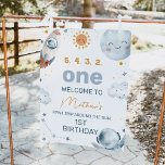 First Trip Around Sun 1st Birthday Welcome Sign at Zazzle