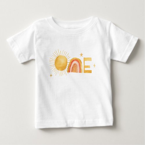 First Trip Around The Sun  1st Birthday  Baby T_Shirt