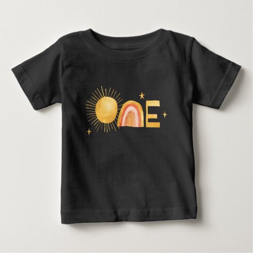 First Trip Around The Sun  1st Birthday   Baby T_Shirt