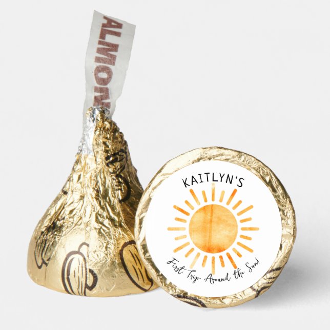 First Trip Around The Sun 1st Birthday Hershey®'s Kisses® (Front)