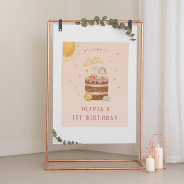 First Trip Around The Sun | 1st Birthday Party   Foam Board (Creator Uploaded)