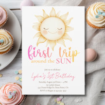First trip around the Sun 1st Birthday Party 
