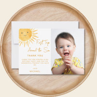 First Trip Around The Sun 1st Birthday Photo
