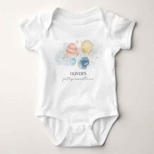 First Trip Around the Sun Baby One_Piece Baby Bodysuit