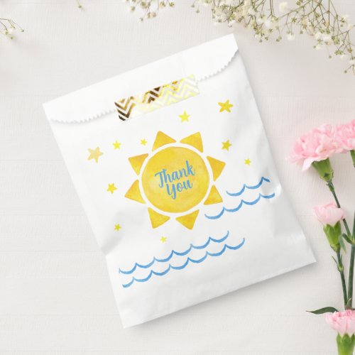 First Trip Around The Sun Birthday Favor Bag