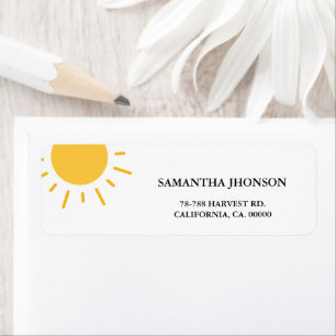 First Trip Around the sun Birthday Party Label