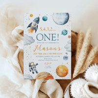 First Trip Around The Sun Boy Birthday Space