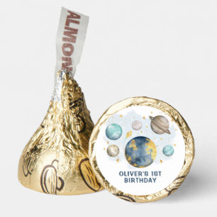 First Trip Around the Sun Boys Birthday Party Hershey®'s Kisses®