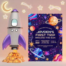 First Trip Around the Sun Galaxy Outer Space