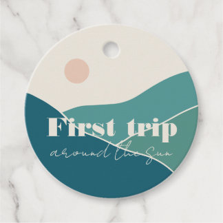 First Trip Around the Sun | Gift and Favor Tags