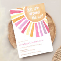 First trip around the Sun girl 1st birthday party
