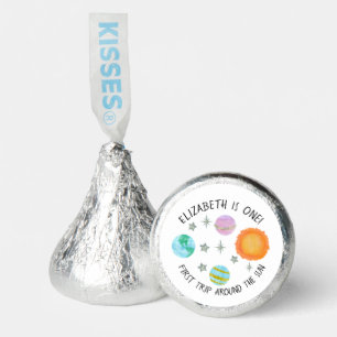 First Trip Around The Sun Girl's Birthday Planets Hershey®'s Kisses®