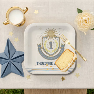 First Trip Around the Sun Happy Birthday Paper Plates