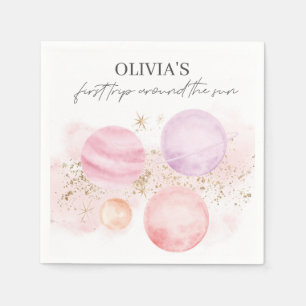 First Trip Around the Sun Paper Napkins