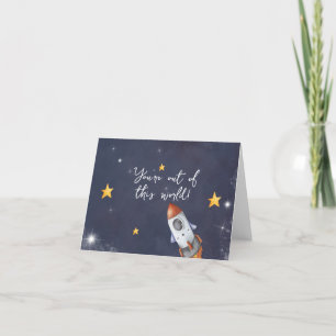 First Trip Around the Sun Thank You Card