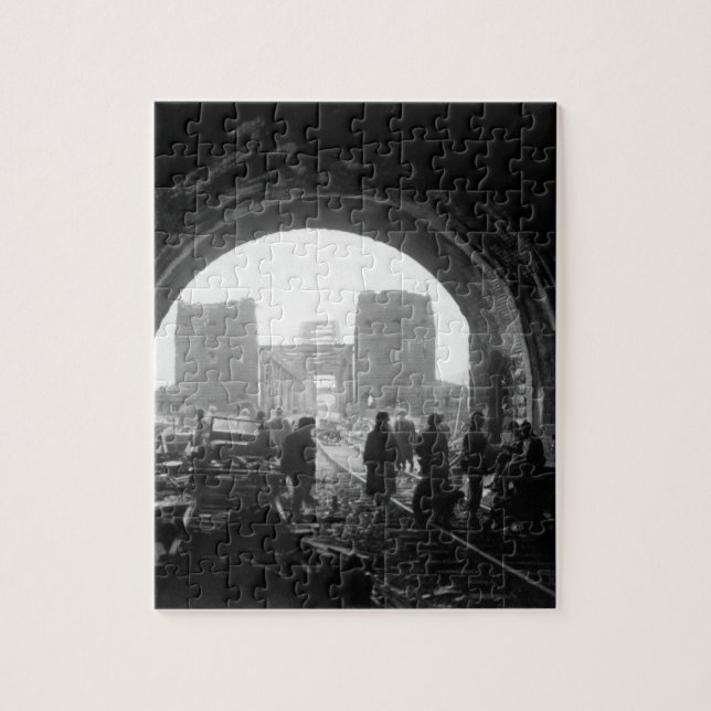 First U.S. Army men and equipment_War Image Jigsaw Puzzle (Vertical)