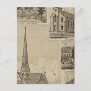 First Universalisty Church, Minneapolis, Minnesota Postcard