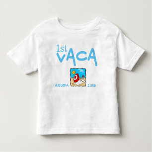 first vacation personalized toddler t-shirt