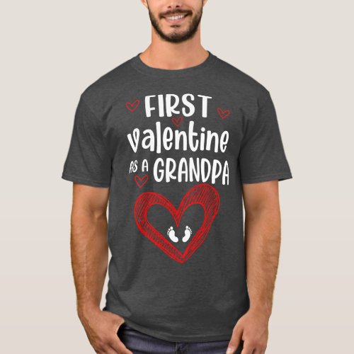 first valentine as a grandpa T_Shirt