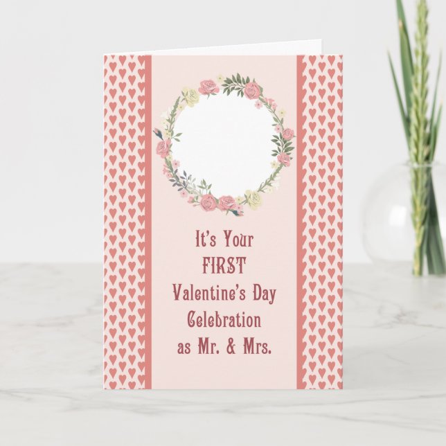 First Valentine as New Couple, Add Photo Card (Front)