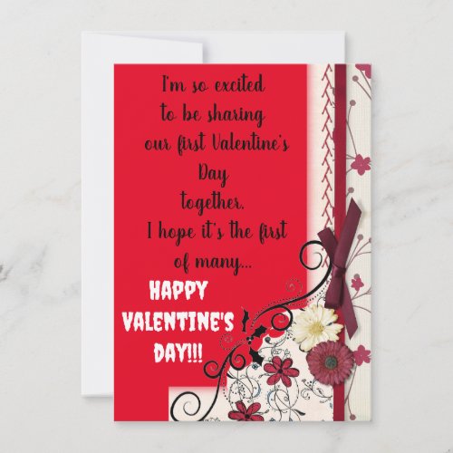 First Valentines Day Card