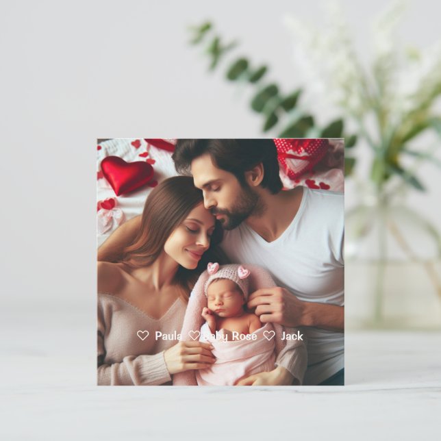 First Valentines Day Grandmother | Custom Photo  (Standing Front)
