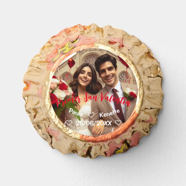 First Valentines's Day Together | Photo Spanish Reese's Peanut Butter Cups (Front)
