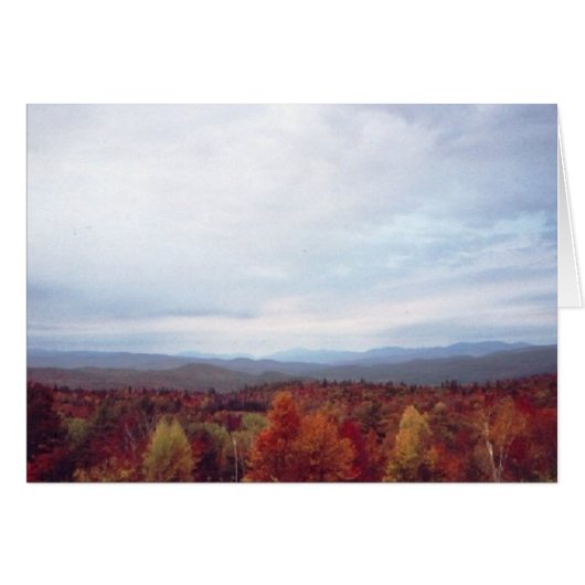 "First view, Bridgewater Mountain B&B" Cards (Front Horizontal)